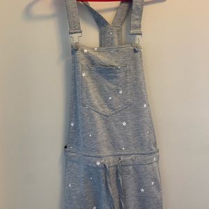 Sweat pants overalls